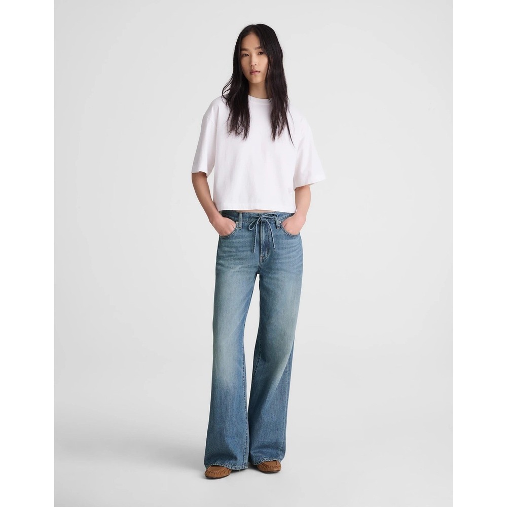 Madewell Jeans Ultimate Wide Leg Womens 29 Tall Airy Denim Blue NZ571 Pickett